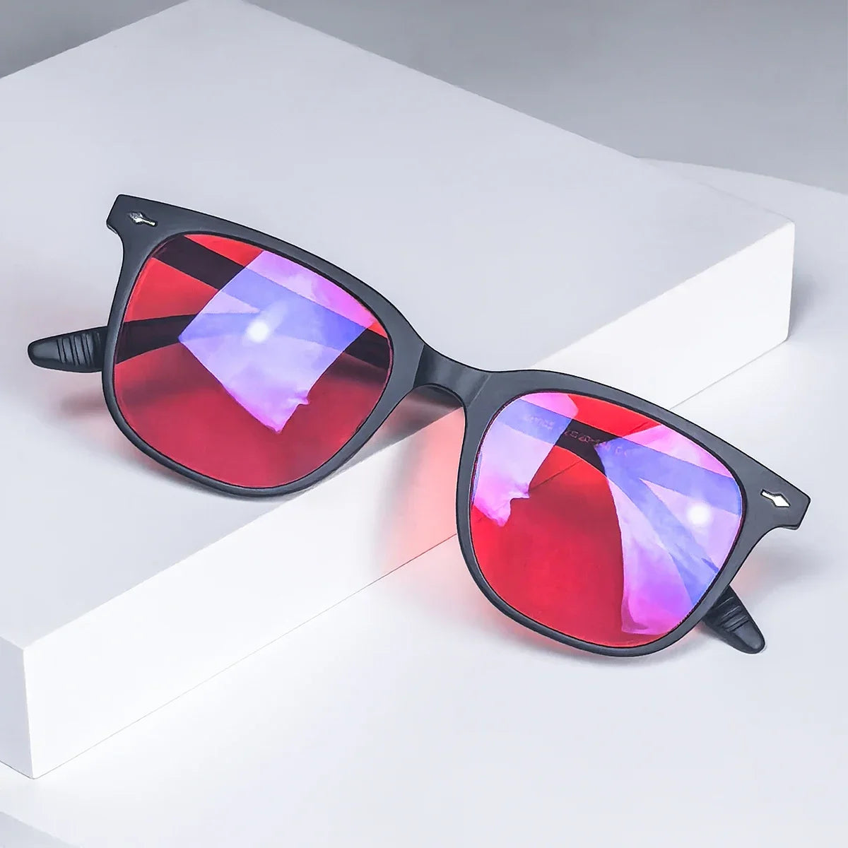 Lunettes verre colorés anti lumière bleue