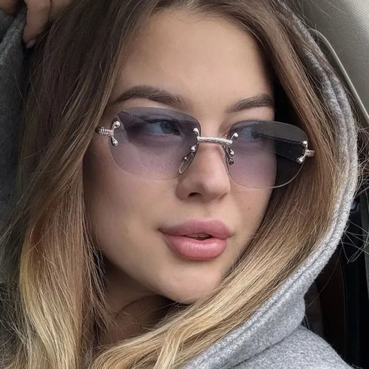 Lunettes de soleil femme Vintage monture en Métal 2025